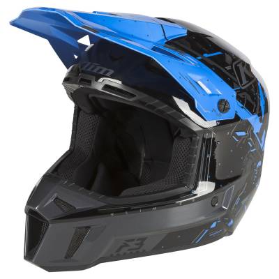 Casco Klim F3 ECE ( Negro - Azul)