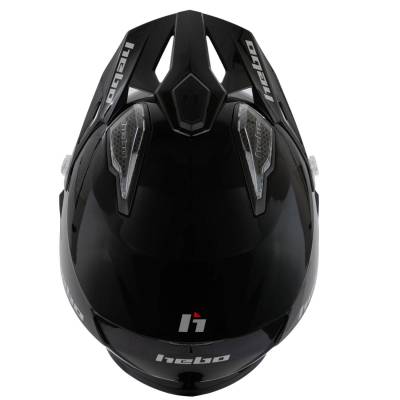 CASCO ZONE 5 MONOCOLOR NEGRO BRILLO