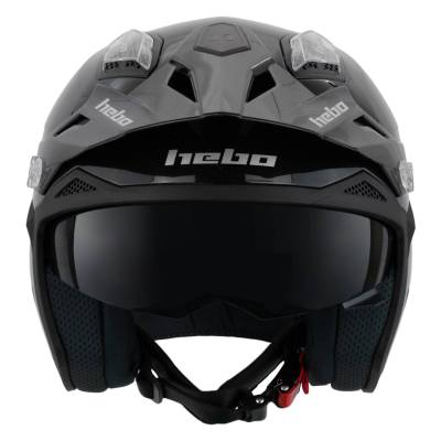 CASCO ZONE 5 MONOCOLOR NEGRO BRILLO