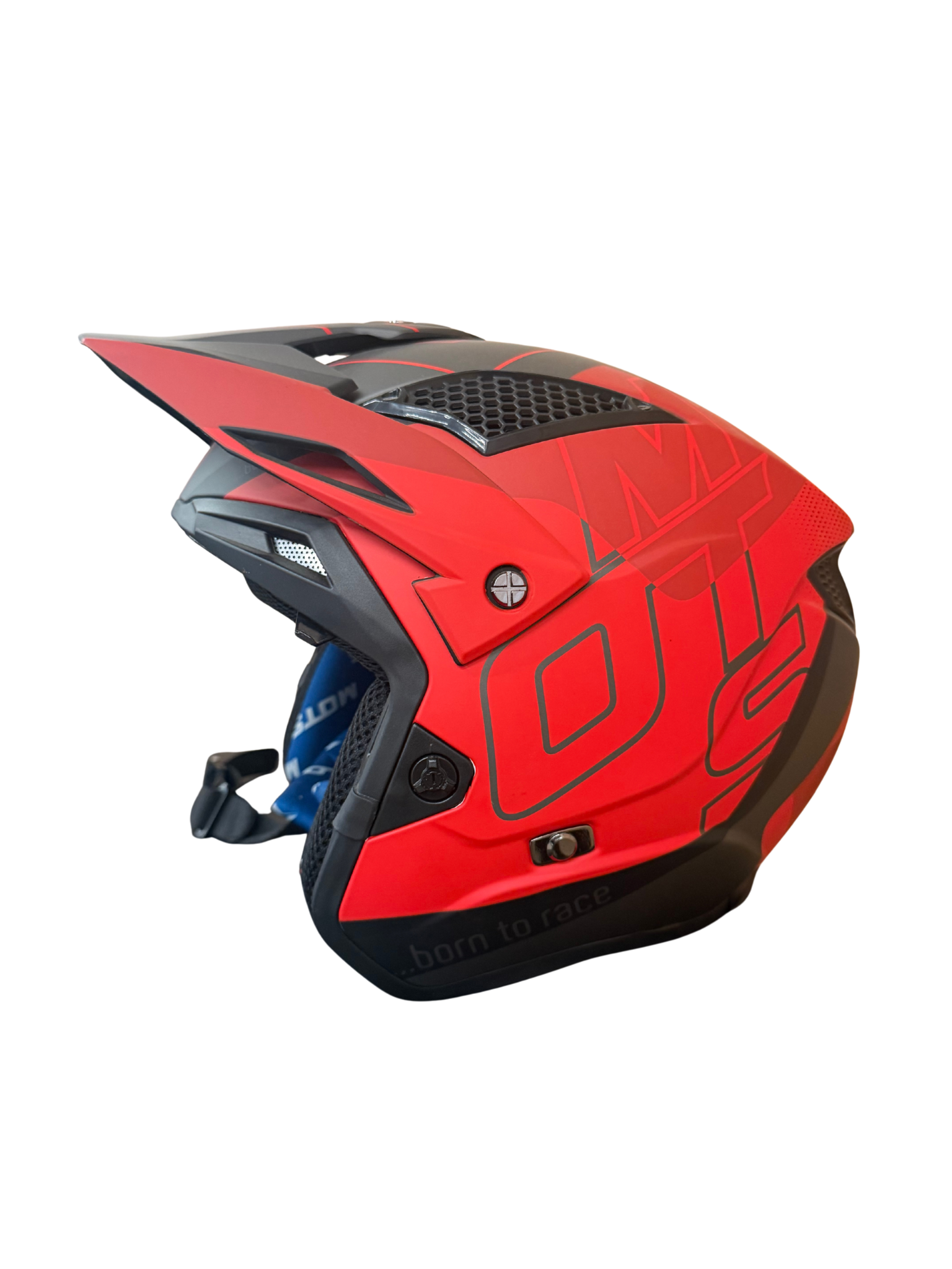 MOTS Trial Helmet Red