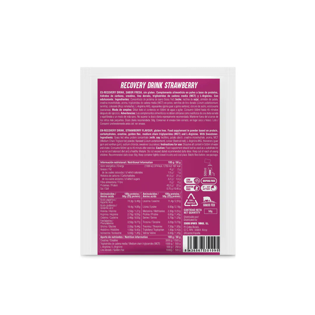 226ers Recovery Drink Strawberry - Monodose