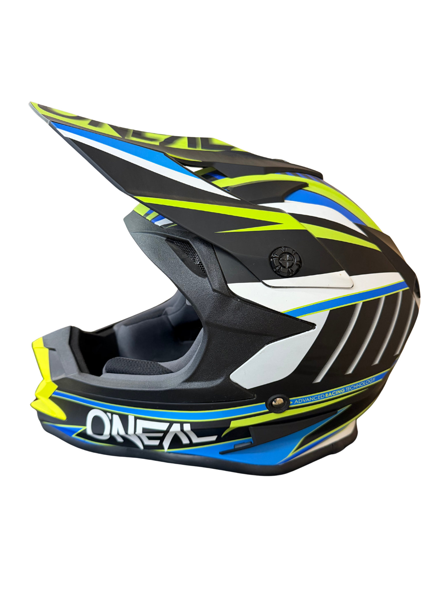 ONEAL Offroad Helmet - Black, Blue, Fluo