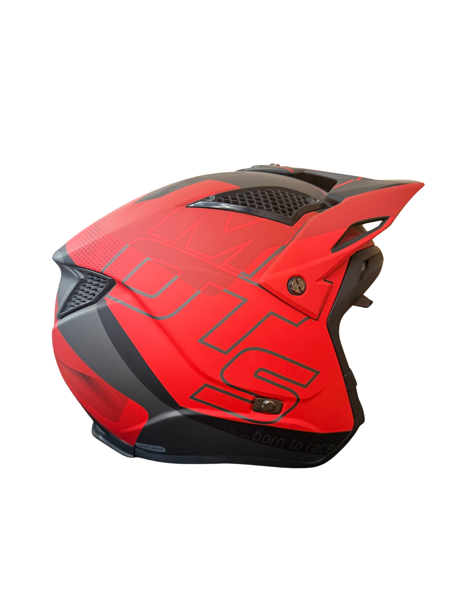 MOTS Trial Helmet Red