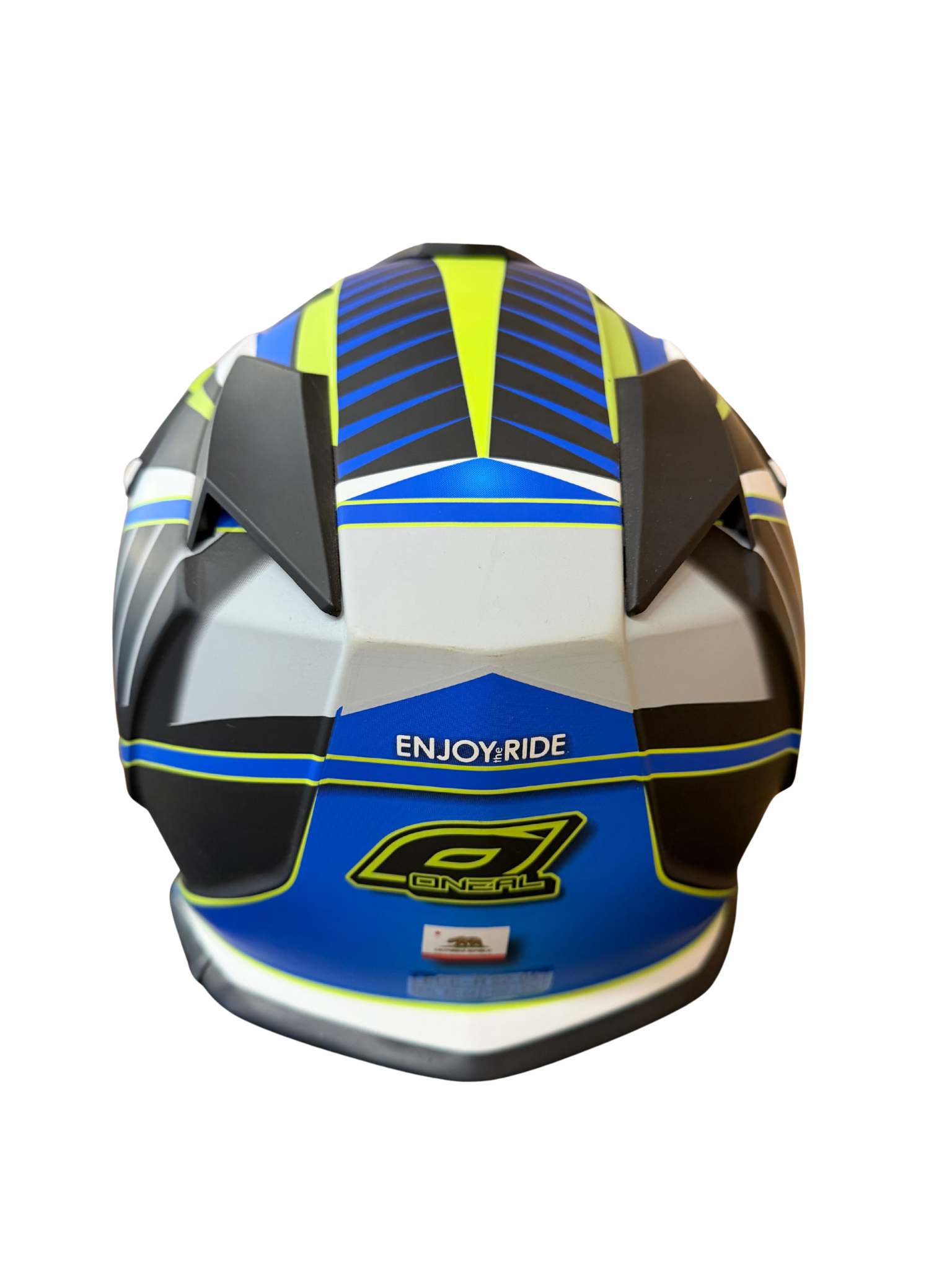 ONEAL Offroad Helmet - Black, Blue, Fluo