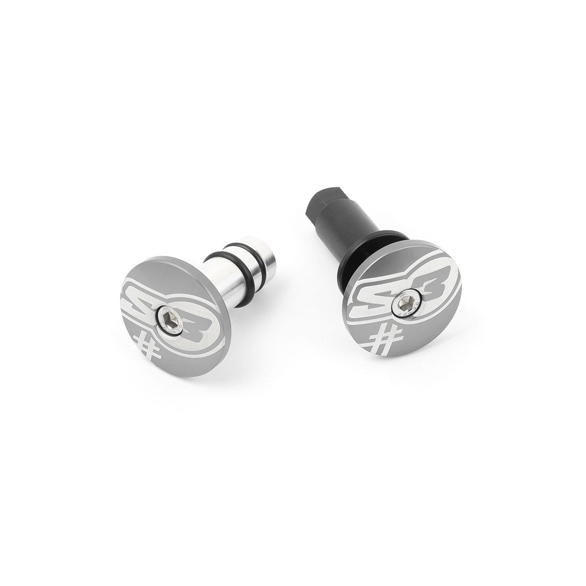 S3 “Five” Handlebar End Plugs SILVER