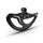 S3 SHERCO FRONT DISC SAVER BOOMERANG BLACK