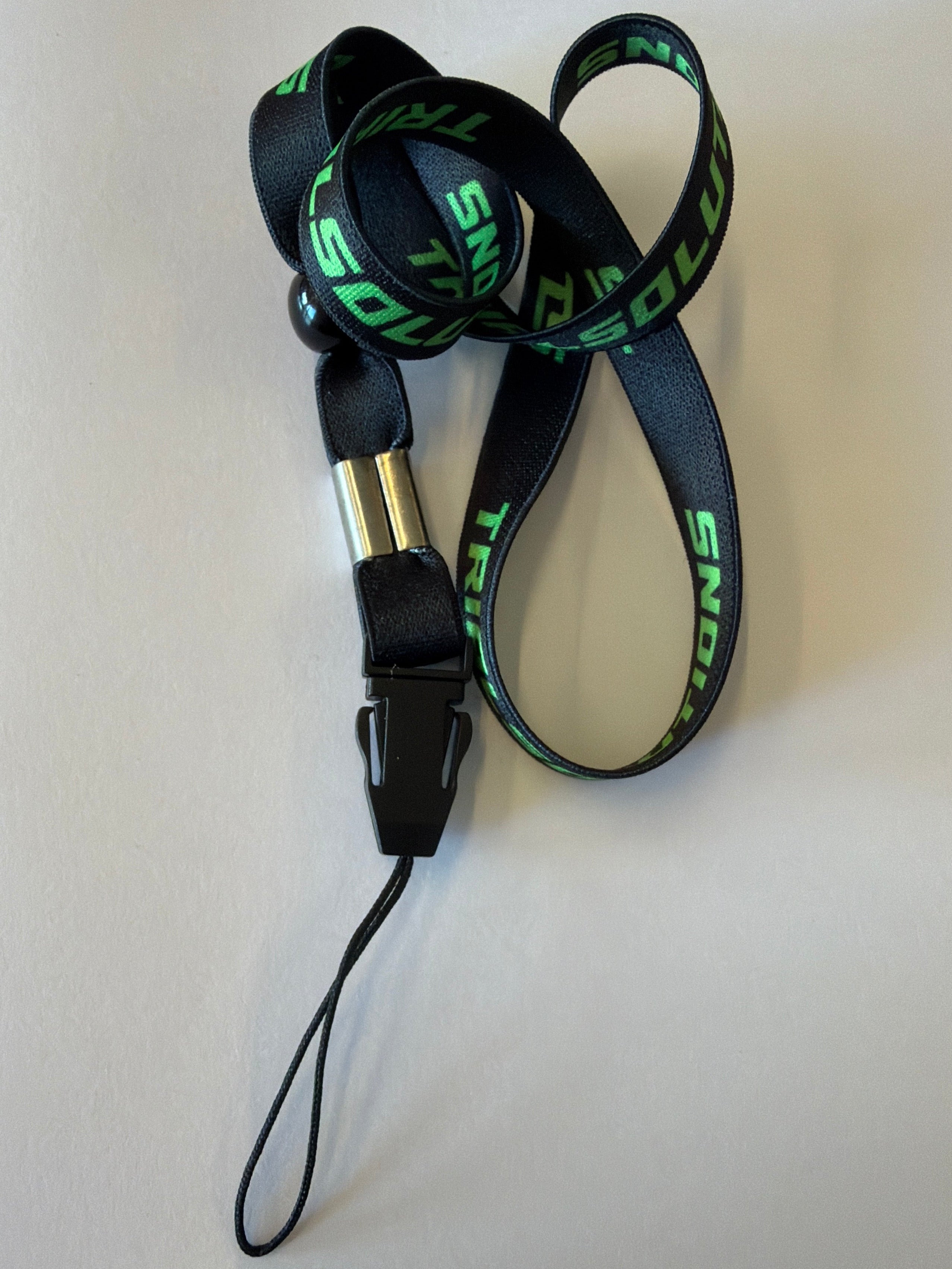 TRIALSOLUTIONS LANYARD (Stretchy) - BLACK