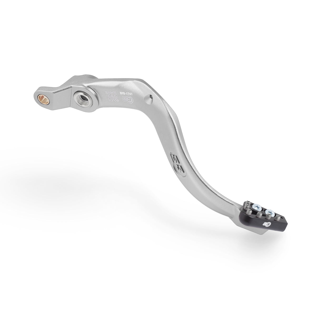 REAR BRAKE PEDAL BETA RR SILVER D.10MM