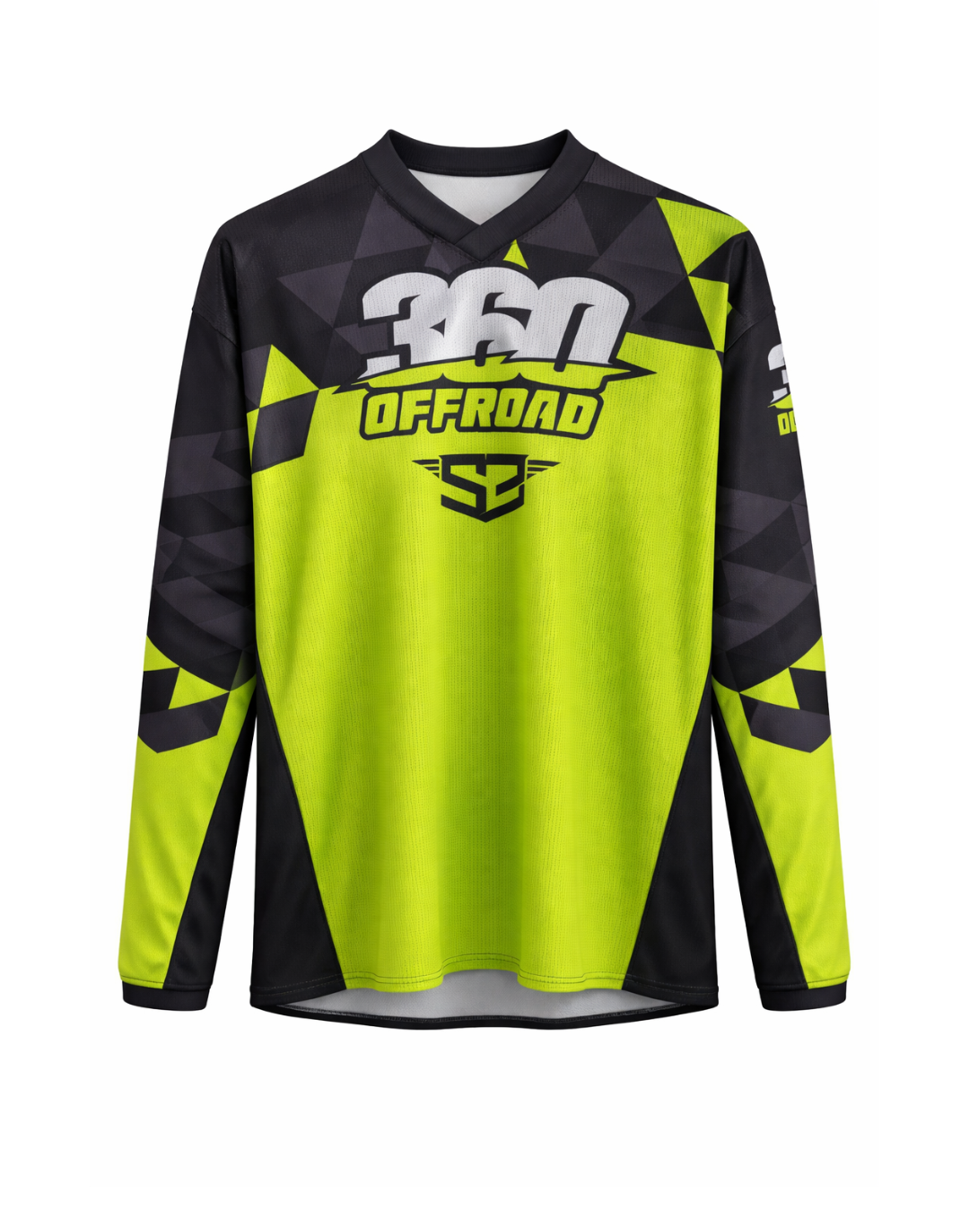 360 Offroad Jersey Fluor Green/Black