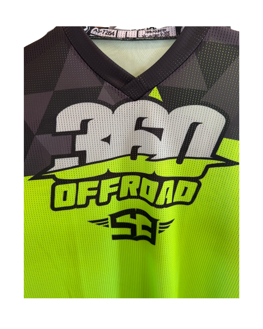 360 Offroad Jersey Fluor Green/Black