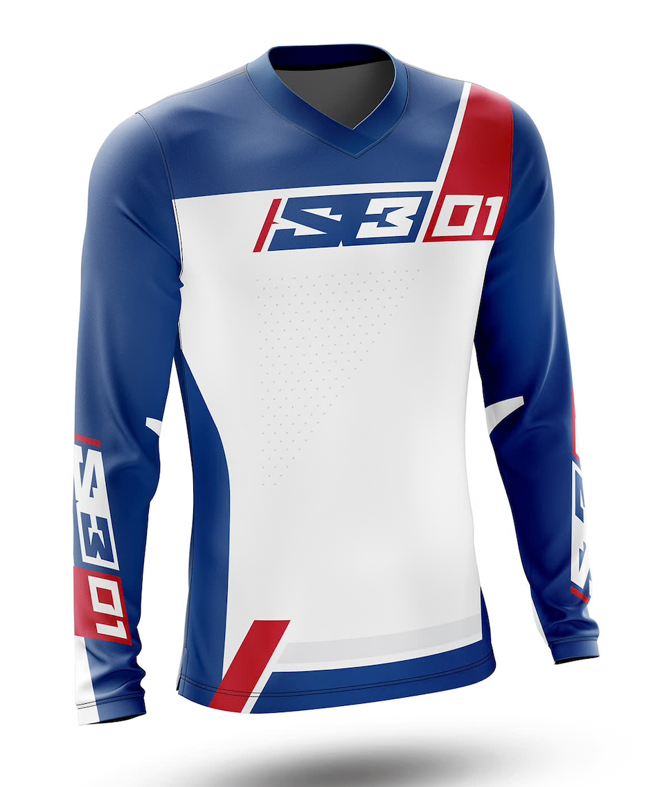 Jersey S3 Blue/White