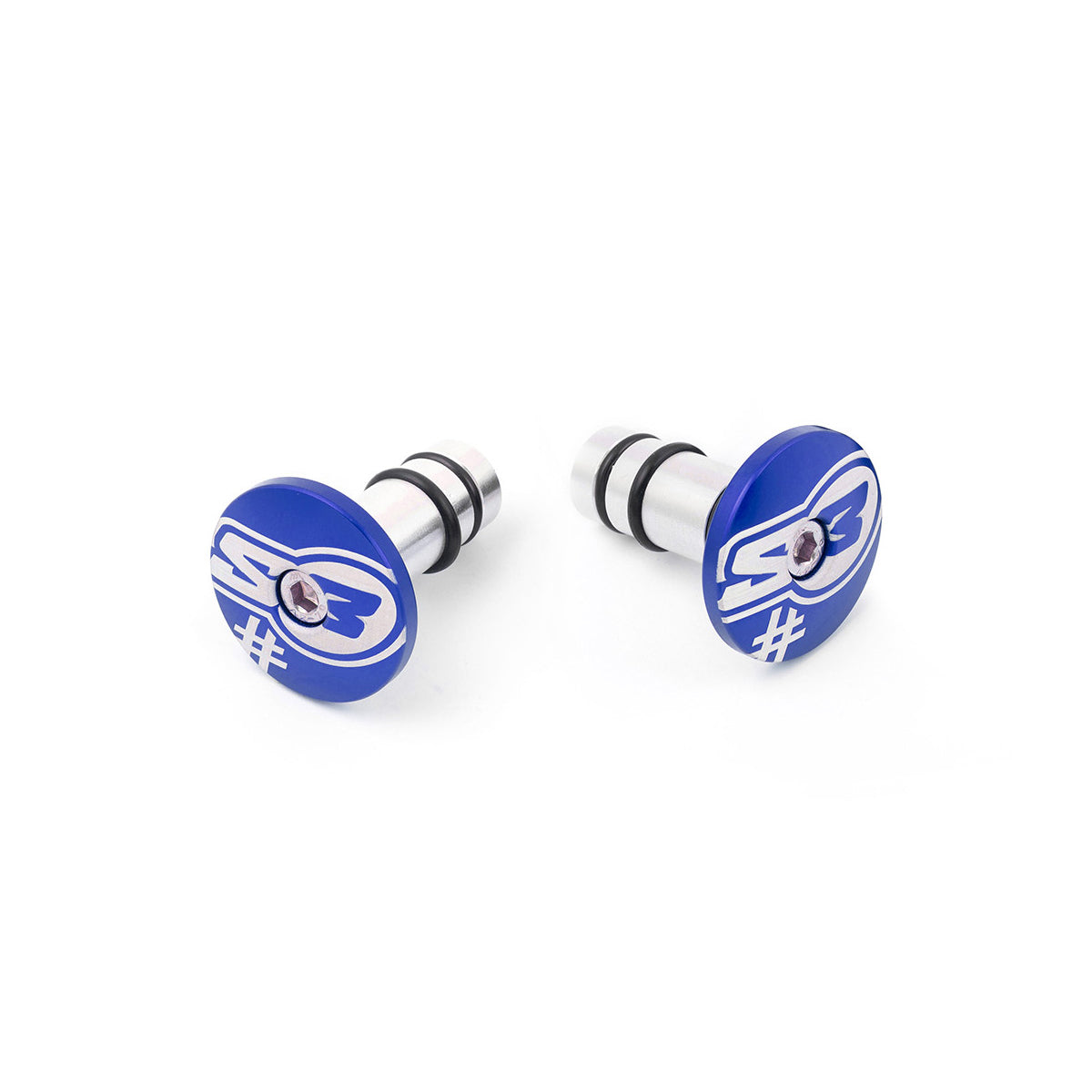 S3 “Too” Handlebar End Plugs BLUE