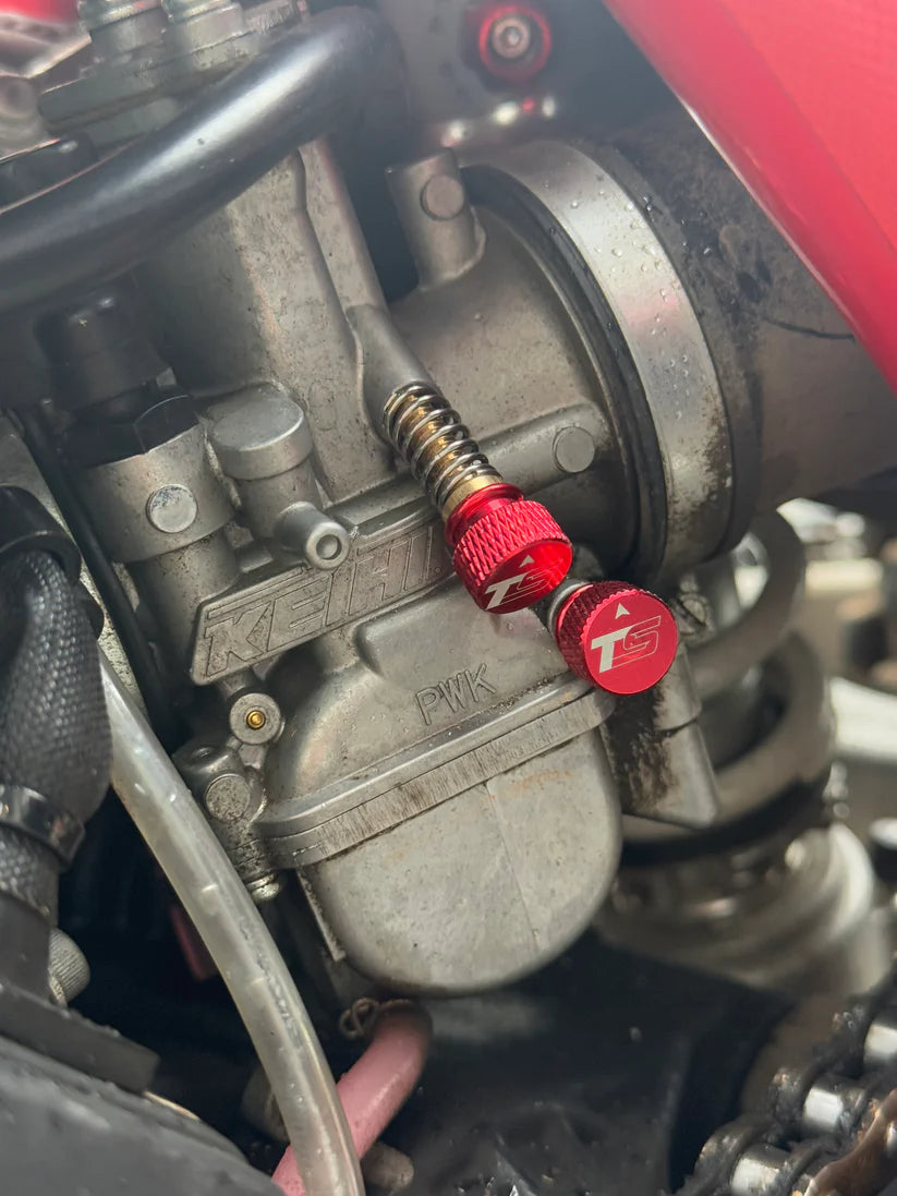 TRIALSOLUTIONS KEIHIN CARBURETOR ADJUSTERS  Keihin Carburetor Adjusters (Pair)