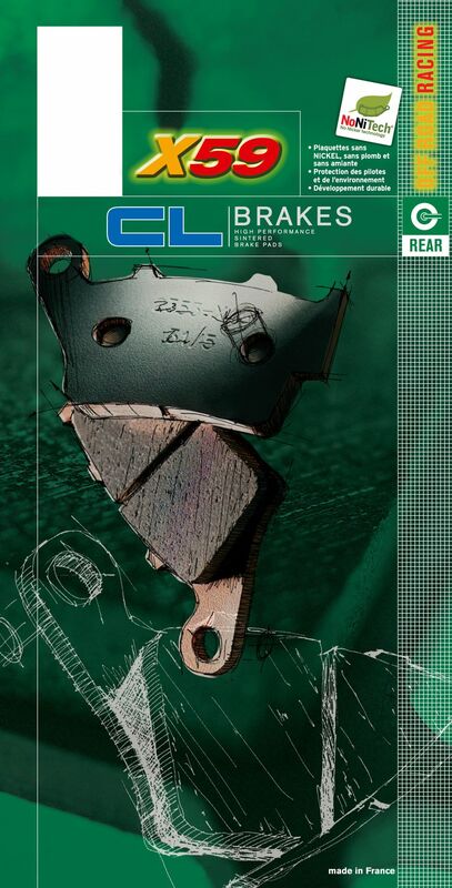 Sinterized Rear Brake Pads - CL Brakes