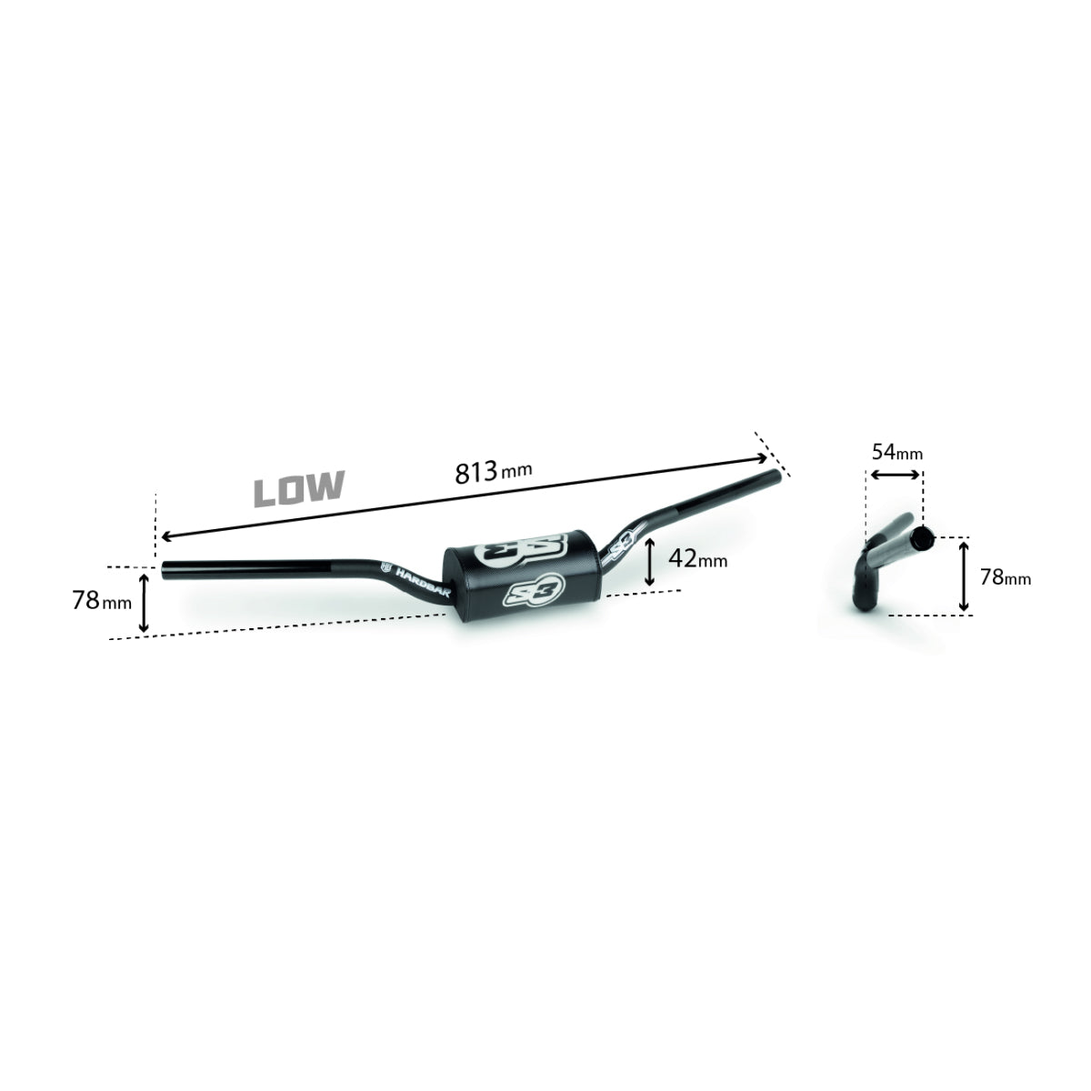 S3 PARTS HANDLEBAR - LOW