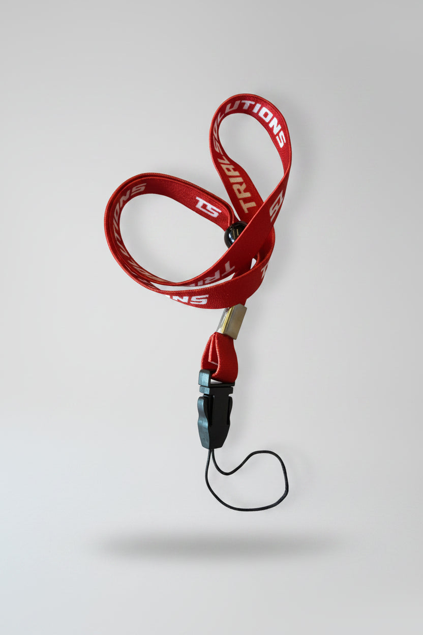 TRIALSOLUTIONS PREMIUM LANYARD RED