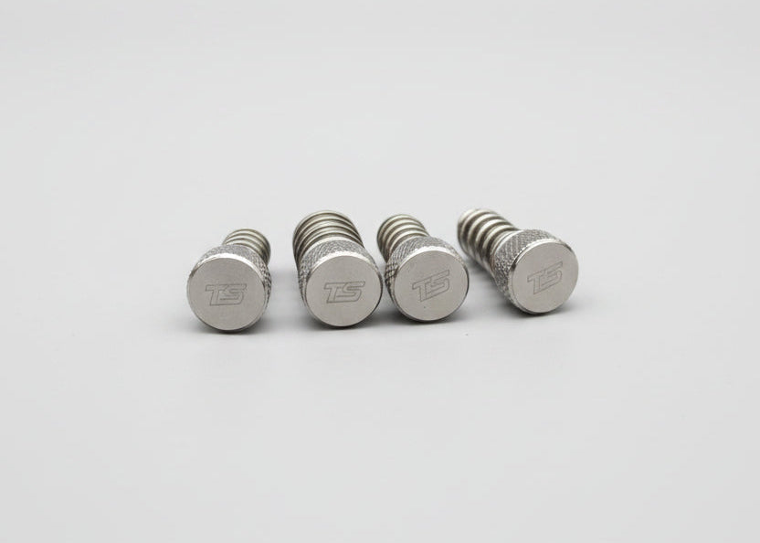 Toolless Lever Adjusters - Titanium - Set of 4 (Braktec) - Silver