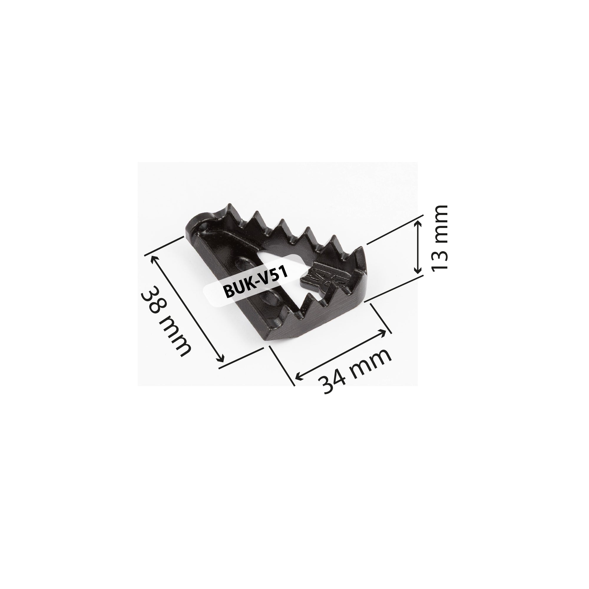 Brake Pedal Punk S3 Black KTM/HSKY/GG